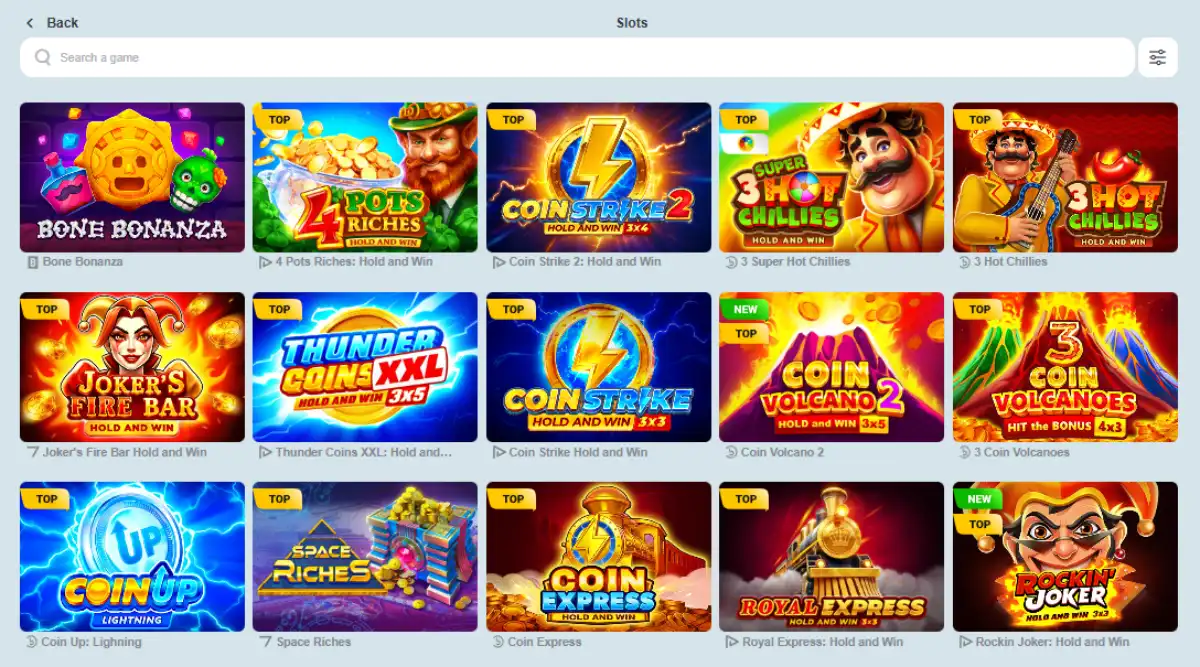 agent no wager casino slots